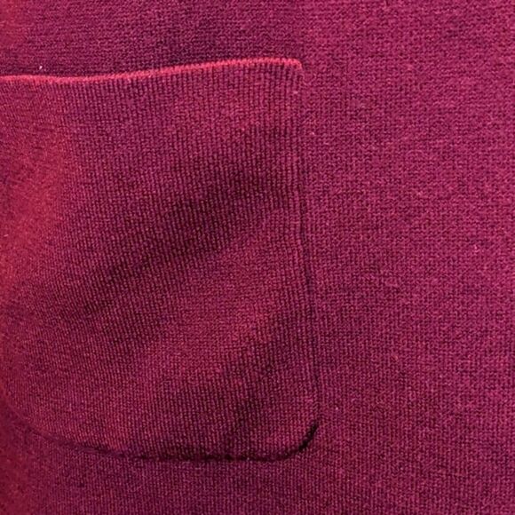 Catherine Malandrino XXL Plum One Button Knee Length Cardigan Duster - Picture 7 of 9